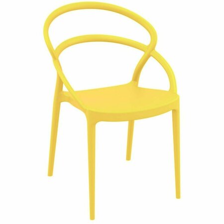 SIESTA Pia Dining Chair Yellow, 2PK ISP086-YEL